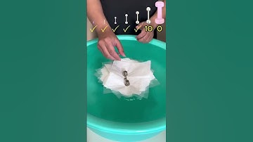 How much paper does it take to make the object float #experiment #asmr