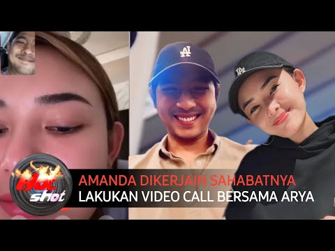 Begini Reaksi amanda manopo dikerjain Sahabatnya saat lakukan video call bersama arya saloka