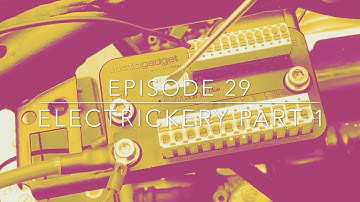 29. BMW R80 Custom build. Electrickery part 1. Motogadget m-Unit test install.