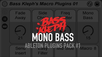Mono Bass | Ableton macro plugin
