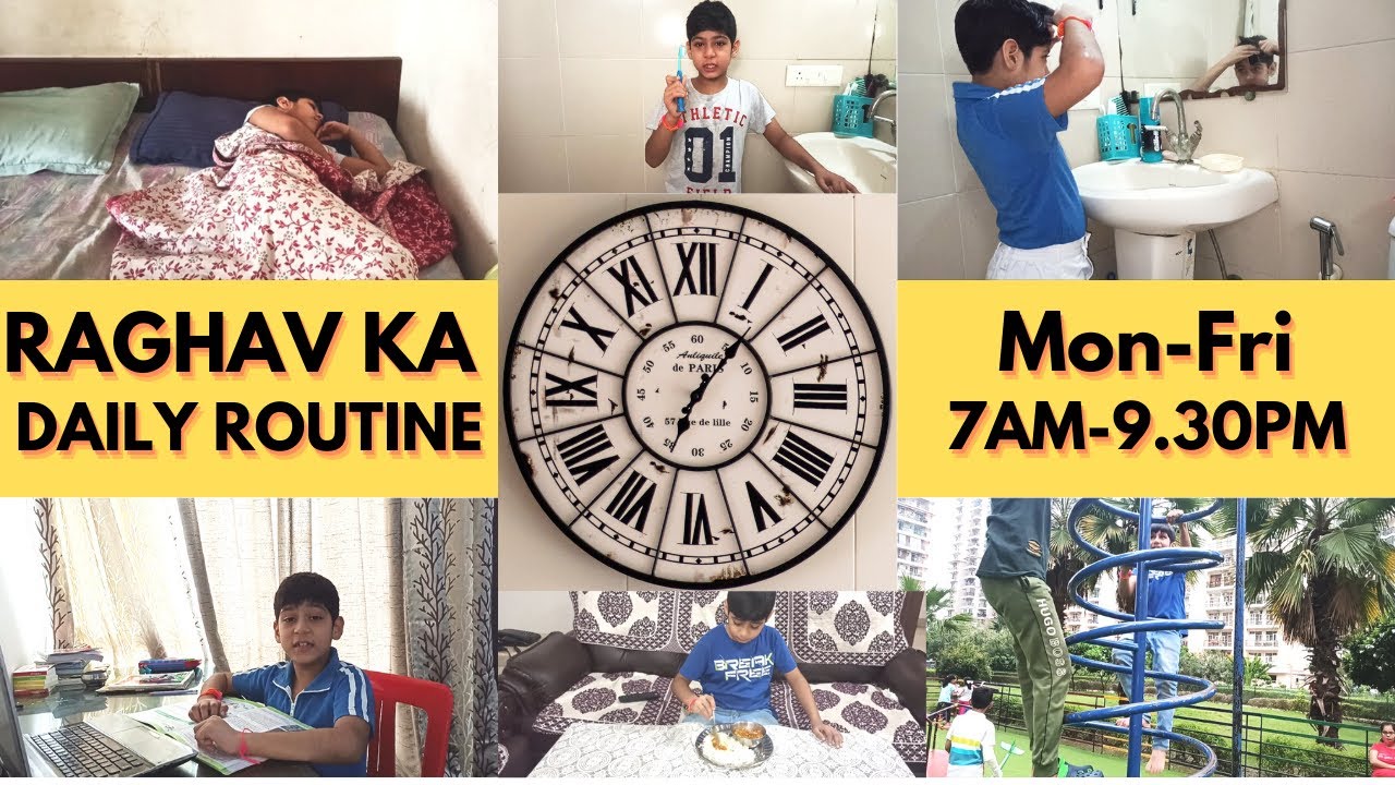 Raghav Ka Daily Routine 8 Year Old Boy s Daily Routine In Hindi Raghav Ka Daily Routine 8 Year Old Boy s Daily Routine In Hindi
