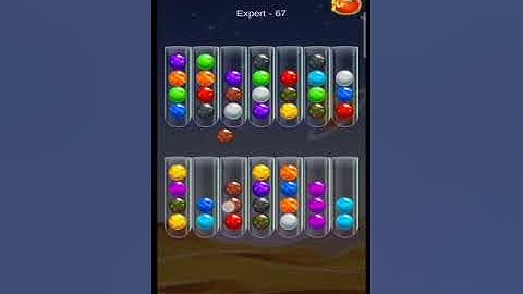 Golden Bubble Sort Expert Level 67 (gameplay walkthrough)