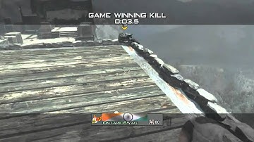 Call Of Duty: MW3 - Insane Suicide No Scope Killcam