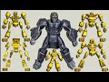 Optimus Primal Assembling Golden OPTIMUS PRIME - Transformers Rise of BEASTS Robot Tobot Stop motion