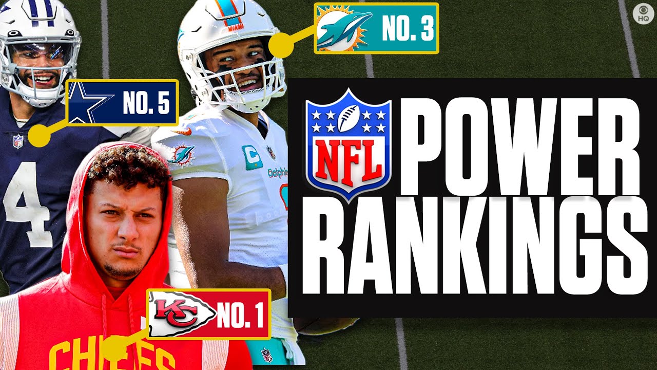 Week 13 NFL Power Rankings Chiefs STAY ON TOP, Cowboys UP Into Top 5