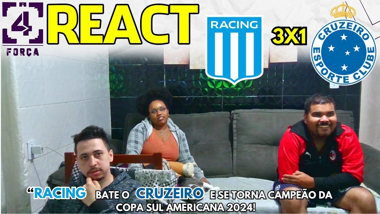 REACT RACING 3X1 CRUZEIRO |FINAL SUL AMERICANA 2024 - YouTube