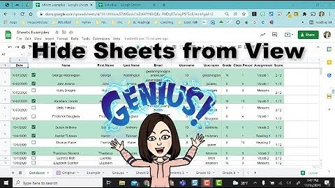 Hide Sheets (Tabs) in Google Sheets