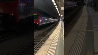 Einfahrt des (SBB Re 450) beim Zürich Hauptbahnhof