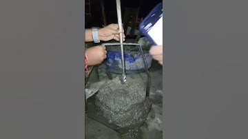 Slump Test at Site | Concrete Slump Test | #shorts #youtubeshorts