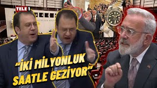 CHP'li vekil kürsüye vura vura Rolex'li vekilin yüzüne haykırdı: Gel buraya cevap vereceksin