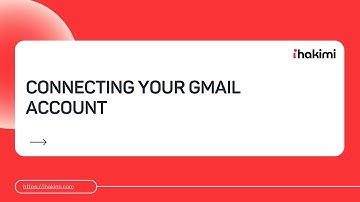 Connecting your gmail account in ihakimi