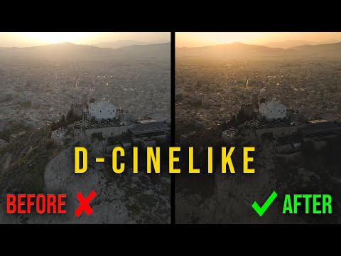 КАК ПОКРАСИТЬ D-CINELIKE НА DJI MAVIC AIR 2 !