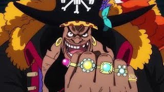 ظهور اللحية السوداء تيتش أول مرة بعد سنتين و ظهور قادة سفن تيتش(فاكهة شيريو المطر) one piece