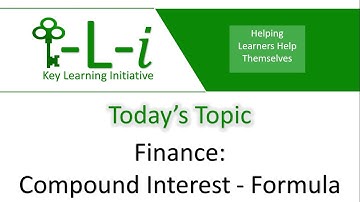 Compound Interest formula - A=P(1+i)^n