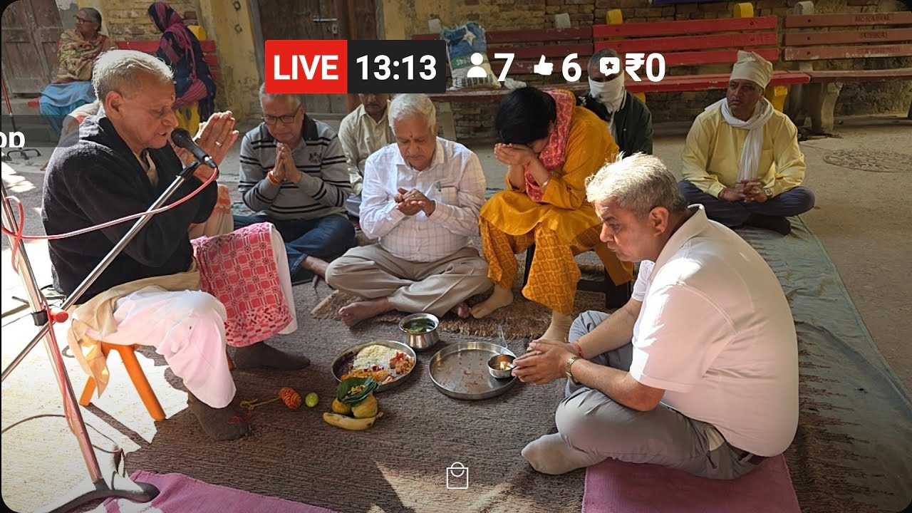 पूर्णिमा भगवान सत्यनारायण कथा एवं फूलों की होली मंदिर माता रामप्यारी बात्रा करनाल 2 मार्च 2026