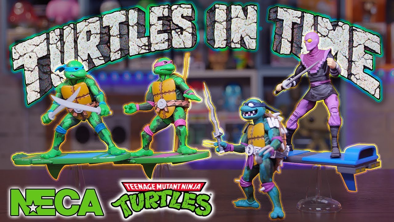 4 Pcs Teenage Mutant Ninja Turtles Action Figure TMNT Vintage Collection Set NEW
