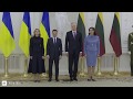 Встреча Президента Украины Владимира Зеленского с Президентом Литвы Гитанасом Науседой