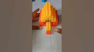 satisfying Diy small house #asmr #lego #funbuildingblocks 3#blocks #fun #asmrsounds #shorts ...