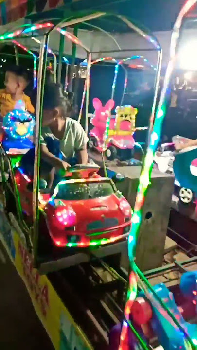 😍💫 Wah banyak banget permainan di alun alun pasar malam  #hiburan #pasarmalam #odongodong