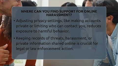 Where Can You Find Support For Online Harassment? - Everyday-Networking