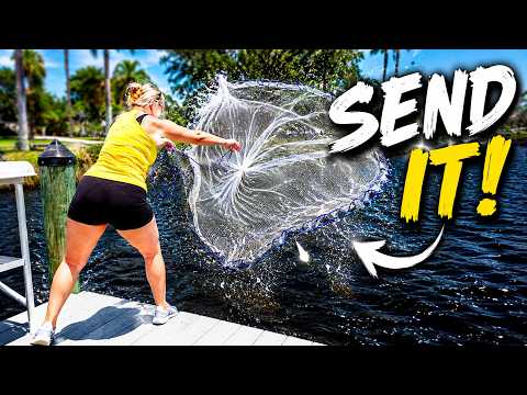 She Said It Was EASY… Wife vs Cast Net Challenge 😂