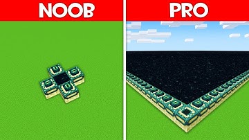 Minecraft Battle: END PORTAL HOUSE BUILD CHALLENGE - NOOB vs PRO vs HACKER vs GOD in Minecraft!