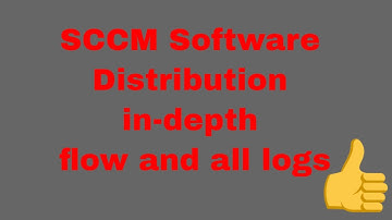 SCCM How to Software Distribution - In-depth with logs
