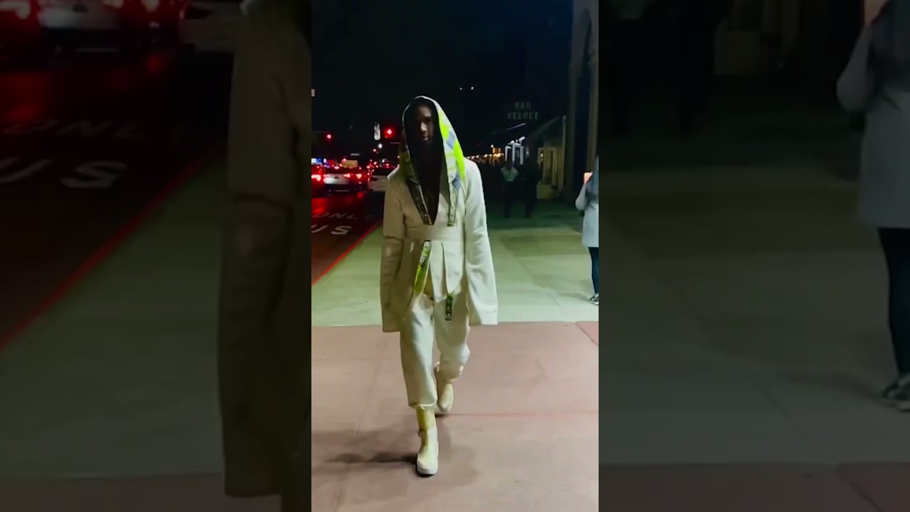 “AIYO!” wearing custom Kyle Gervacy New York fashion week