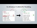 Stop Windows 11 24H2 CPU Throttling Background Apps (Fix Low Performance)