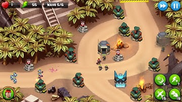 Alien Creeps TD - Level 9-Criss Crossing - Veteran