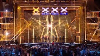 Golder Buzzer For Simon 2019 Britain's Got Talent The Champions Stavros Flatley 4th Round Audition