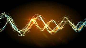 4K After Effects Golden Waving Particles Animation Background