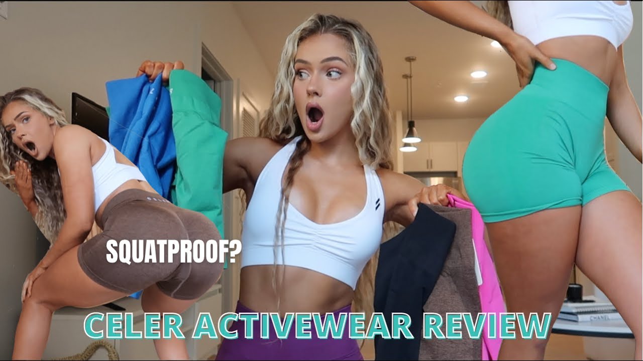 Ok giving color a try😅 workout clothes try on #celersportswear#