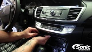 How To Remove Factory Stereo | 2014 Honda Accord