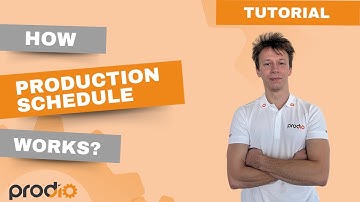 TUTORIAL: How the production schedule works in Prodio? ⚙️