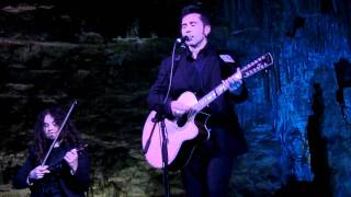 Video thumbnail of "Spiritual Front -  Jesus died in Las Vegas (acoustic live Grotte di Castellana 14/10/2011)"