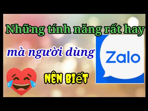 Một vài tính năng và thủ thuật hay trên Zalo