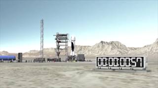 Blue Origin Capsule's Solid Rocket Motor Push In Case Of Emergency | Animation