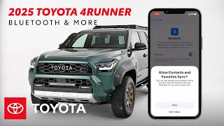 How to Connect Bluetooth to Your 2025 Toyota 4Runner | Toyota Drive-Off Essentials