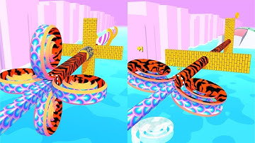 Spiral Rider! Very Satisfying And Relaxing ASMR Slicing Game