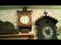 Antique Black Forest clock collection