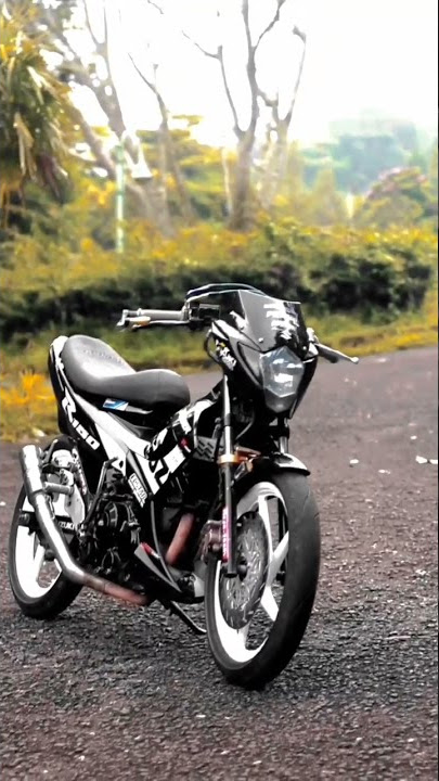 cinematic mode jj satriafu roadrace new konsep hitam putih kece parah cuyy