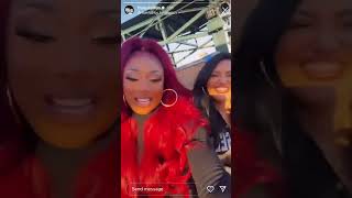 Houston artist Megan thee stallion on IG “I love Detroit!”