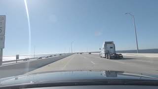 Driving over Tampa Bridge into Treasure Island On Gulf Coast Florida by Brits Abroad1354 275 views 5 years ago 8 minutes, 26 seconds