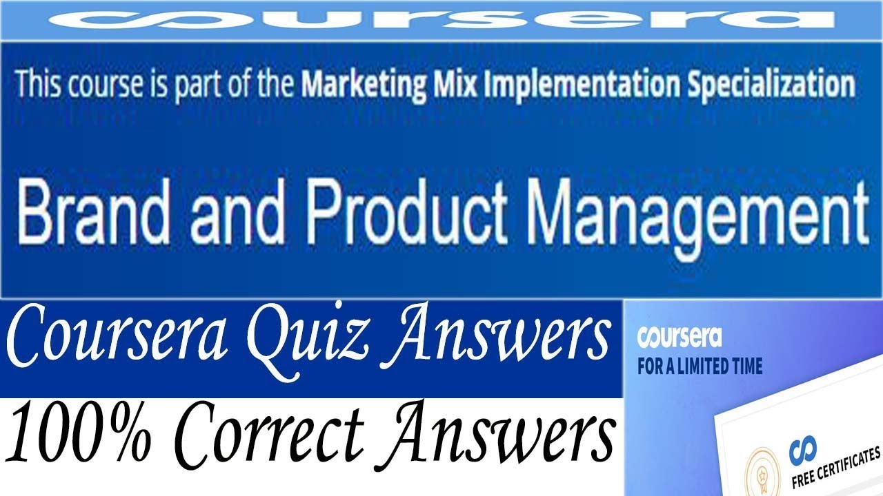 brand management coursera assignment answers