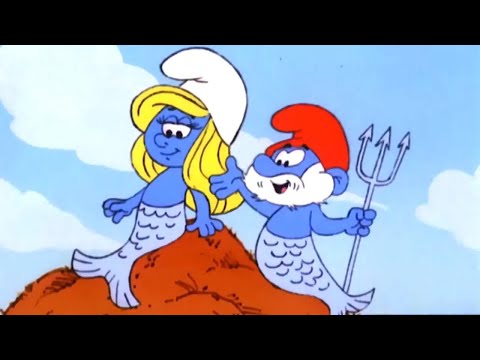 خاص باليوم العالمي للمحيطات السنافر عند البحر الرسوم المتحركة للأطفال