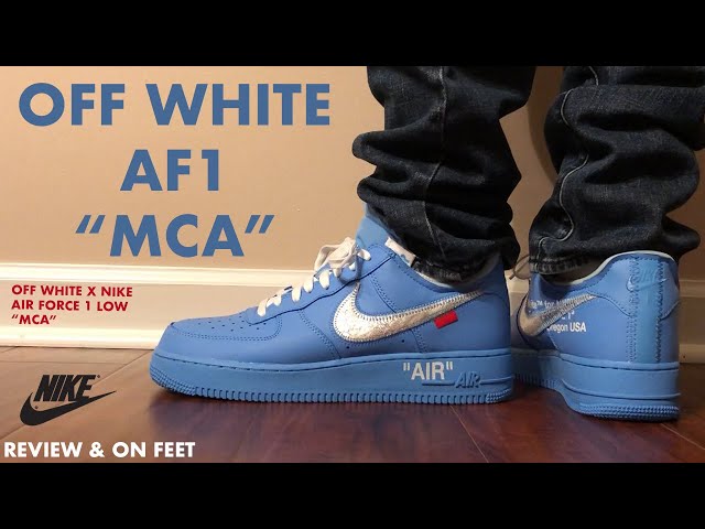 Off White Air Force 1 MCA Blue Unboxing 