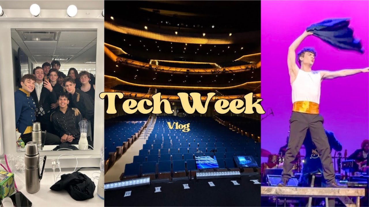 A Week in the Life of a Theatre Kid in Tech Week - YouTube