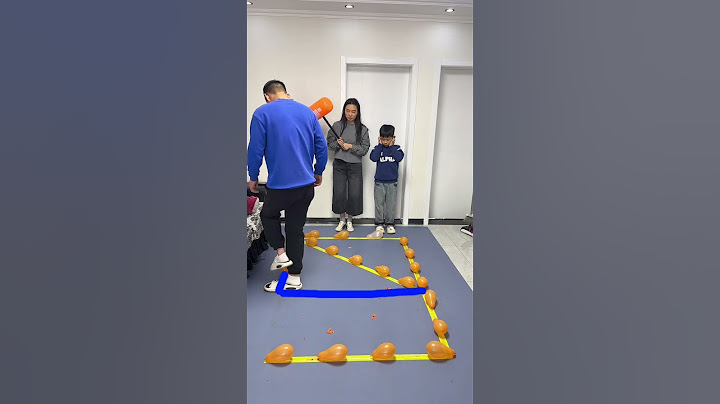 家庭版踩气球大挑战！#萌娃#亲子#搞笑#游戏 #funny #funnygame
