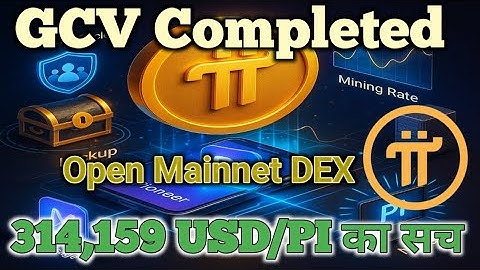 GCV Complete. Open Mainnet Dex. New pi network update. pi coin update